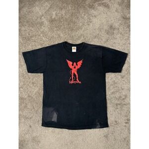 Vintage Women's Unisex Tshirt Fruit of the loom MASTEMA Warped Tour 2005 Sz M